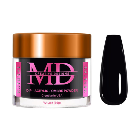 2-in-1 Dip & Acrylic Powder - SUPER BLACK - K002