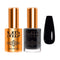 Gel + Lacquer Duo - SUPER BLACK - K002