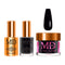 4-in-1 Trio Set - Gel + Lacquer + Dip + Acrylic - SUPER BLACK - K002
