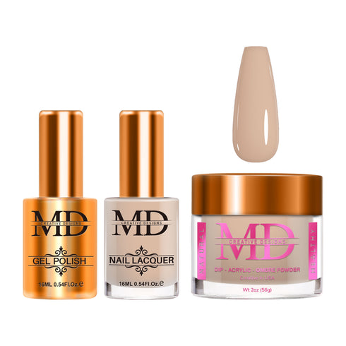4-in-1 Trio Set - Gel + Lacquer + Dip + Acrylic - LIGHT TAN - K102