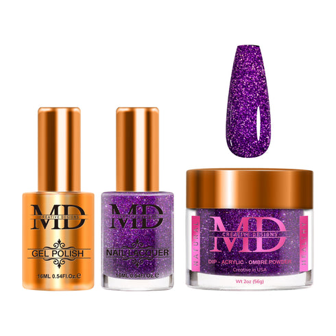 4-in-1 Trio Set - Gel + Lacquer + Dip + Acrylic - SUGAR PLUM - K116