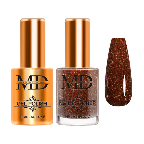 Gel + Lacquer Duo - ESPRESSO SPARKLE - K120