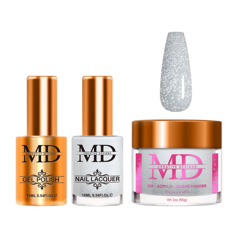 4-in-1 Trio Set - Gel + Lacquer + Dip + Acrylic - CRYSTAL - K015