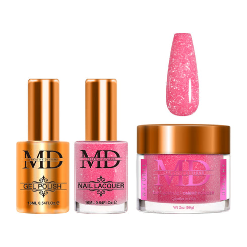 4-in-1 Trio Set - Gel + Lacquer + Dip + Acrylic - POPPY - K022