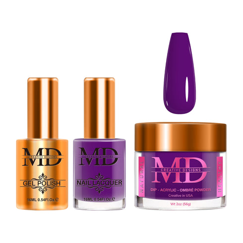 4-in-1 Trio Set - Gel + Lacquer + Dip + Acrylic - MULBERRY - K030