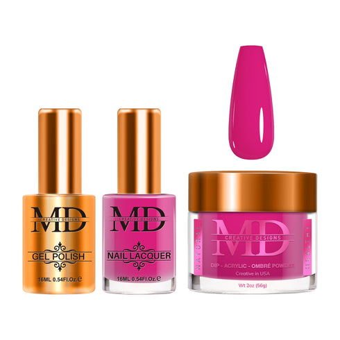 4-in-1 Trio Set - Gel + Lacquer + Dip + Acrylic - BE MINE - K057